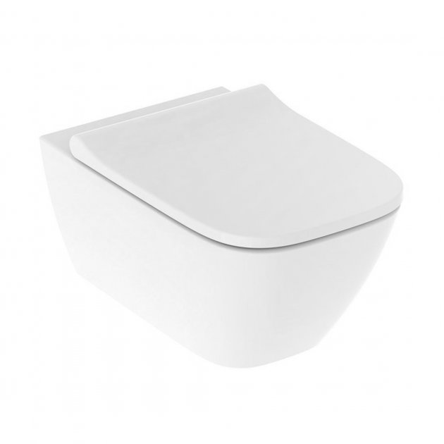 — 500.687.01.1 Geberit Smyle WC deska s počasnim zapiranjem "Soft Close" | KOPALNICA-ONLINE.SI