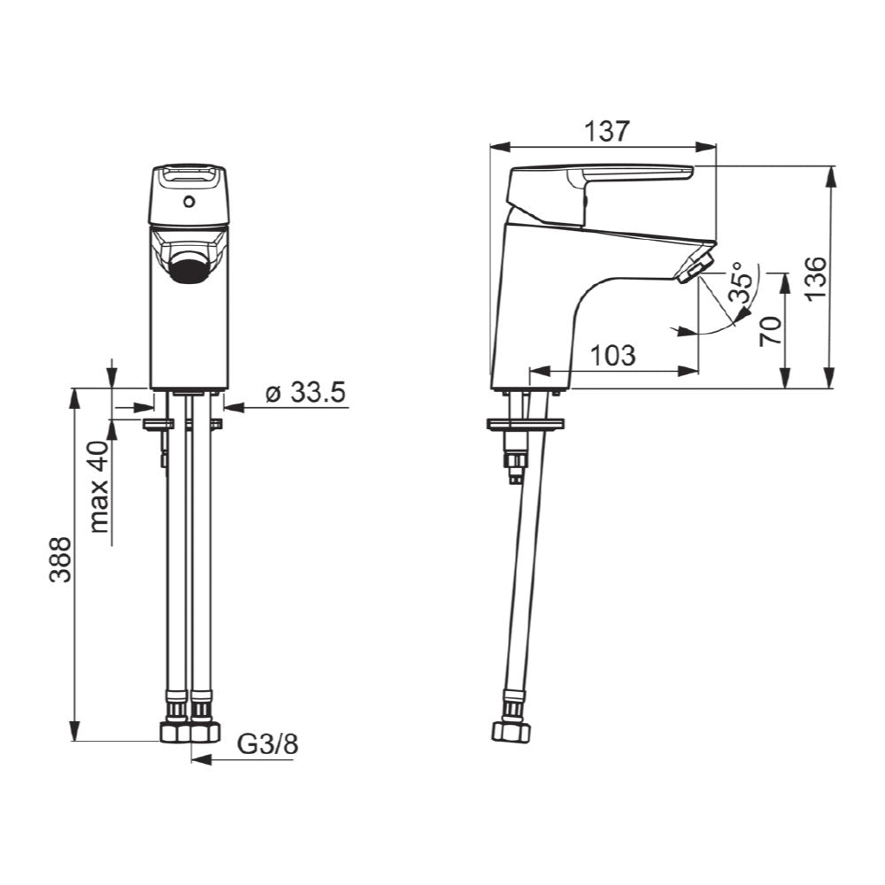 Armature 51422293 Hansa Polo armatura za umivalnik | KOPALNICA-ONLINE.SI