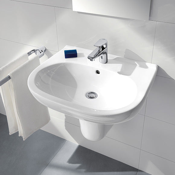 Umivalniki 51606001 Villeroy & Boch O.Novo 60 x 49 cm keramični umivalnik z odprtino za armaturo | KOPALNICA-ONLINE.SI