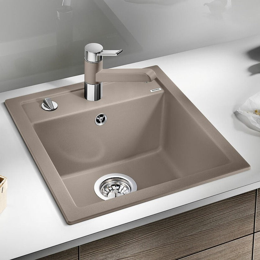 Pomivalno korito 517161 Blanco Dalago 45 pomivalno korito iz umetnega kamna | KOPALNICA-ONLINE.SI