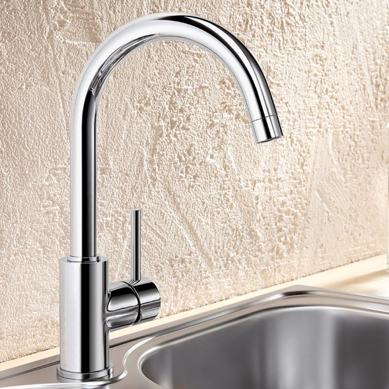 Kuhinjska armatura 517742 Blanco Mida vrtljiva kuhinjska armatura | KOPALNICA-ONLINE.SI