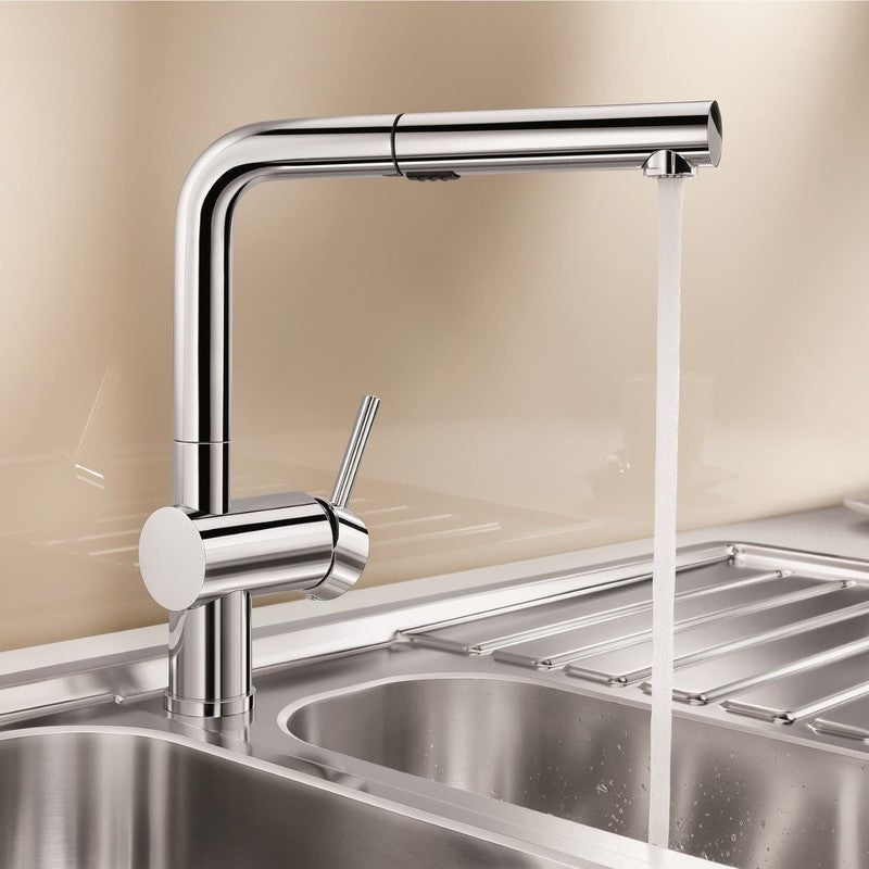 Kuhinjska armatura 518406 Blanco Linus-S VARIO vrtljiva izvlečna kuhinjska armatura | KOPALNICA-ONLINE.SI