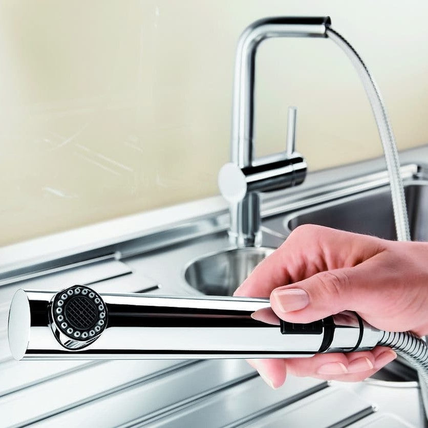 Kuhinjska armatura 518406 Blanco Linus-S VARIO vrtljiva izvlečna kuhinjska armatura | KOPALNICA-ONLINE.SI