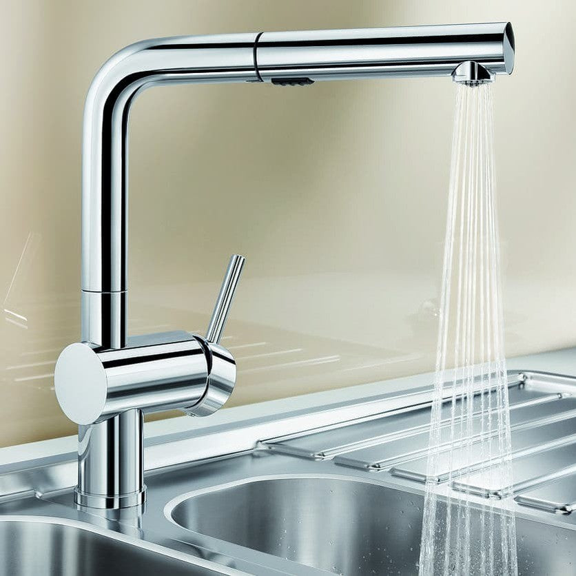 Kuhinjska armatura 518406 Blanco Linus-S VARIO vrtljiva izvlečna kuhinjska armatura | KOPALNICA-ONLINE.SI