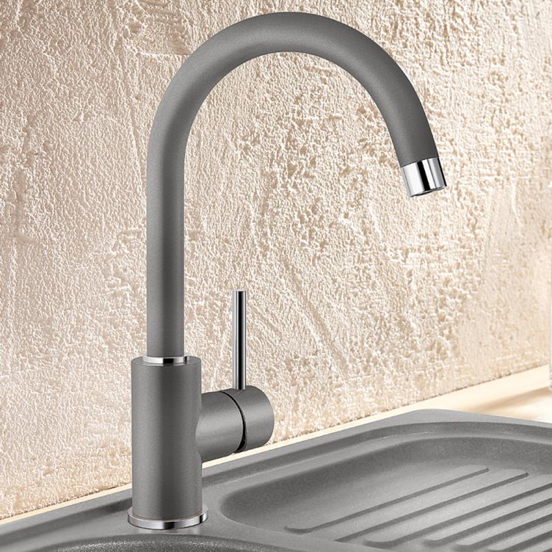 Kuhinjska armatura 519416 Blanco Mida vrtljiva kuhinjska armatura | KOPALNICA-ONLINE.SI