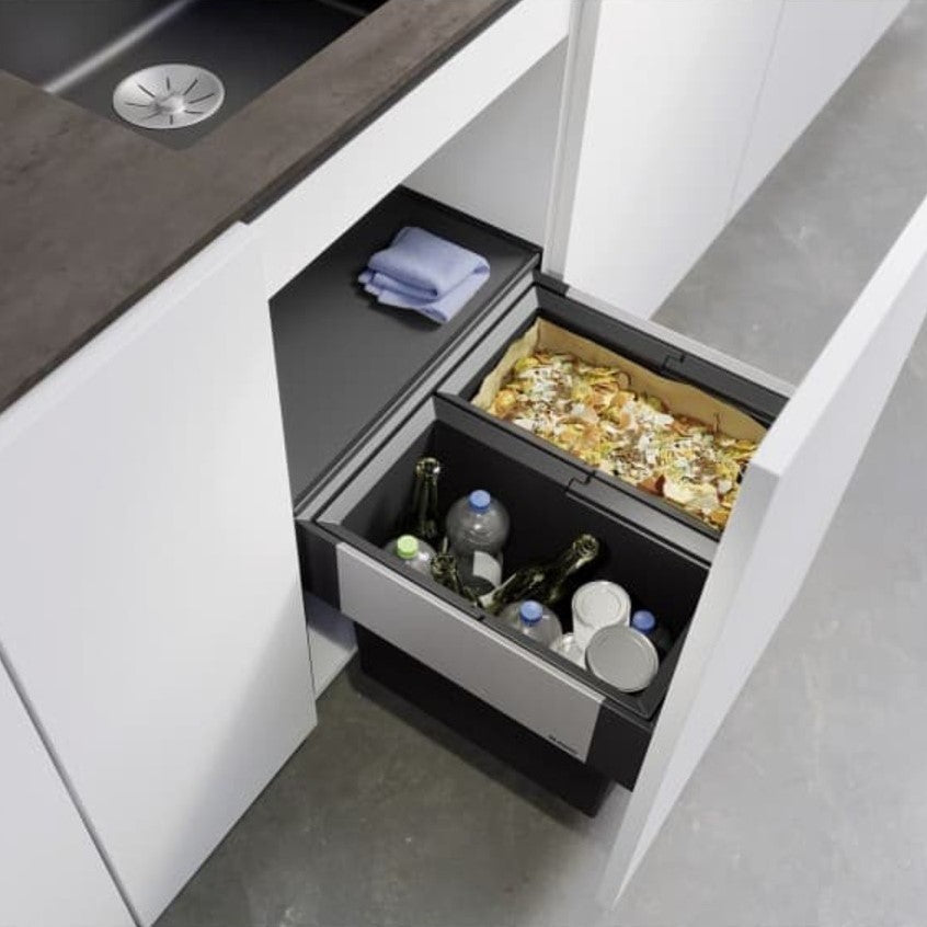 Sorterji odpadkov 526201 Blanco Select II 50/2, 2 x 19l sorter odpadkov | KOPALNICA-ONLINE.SI