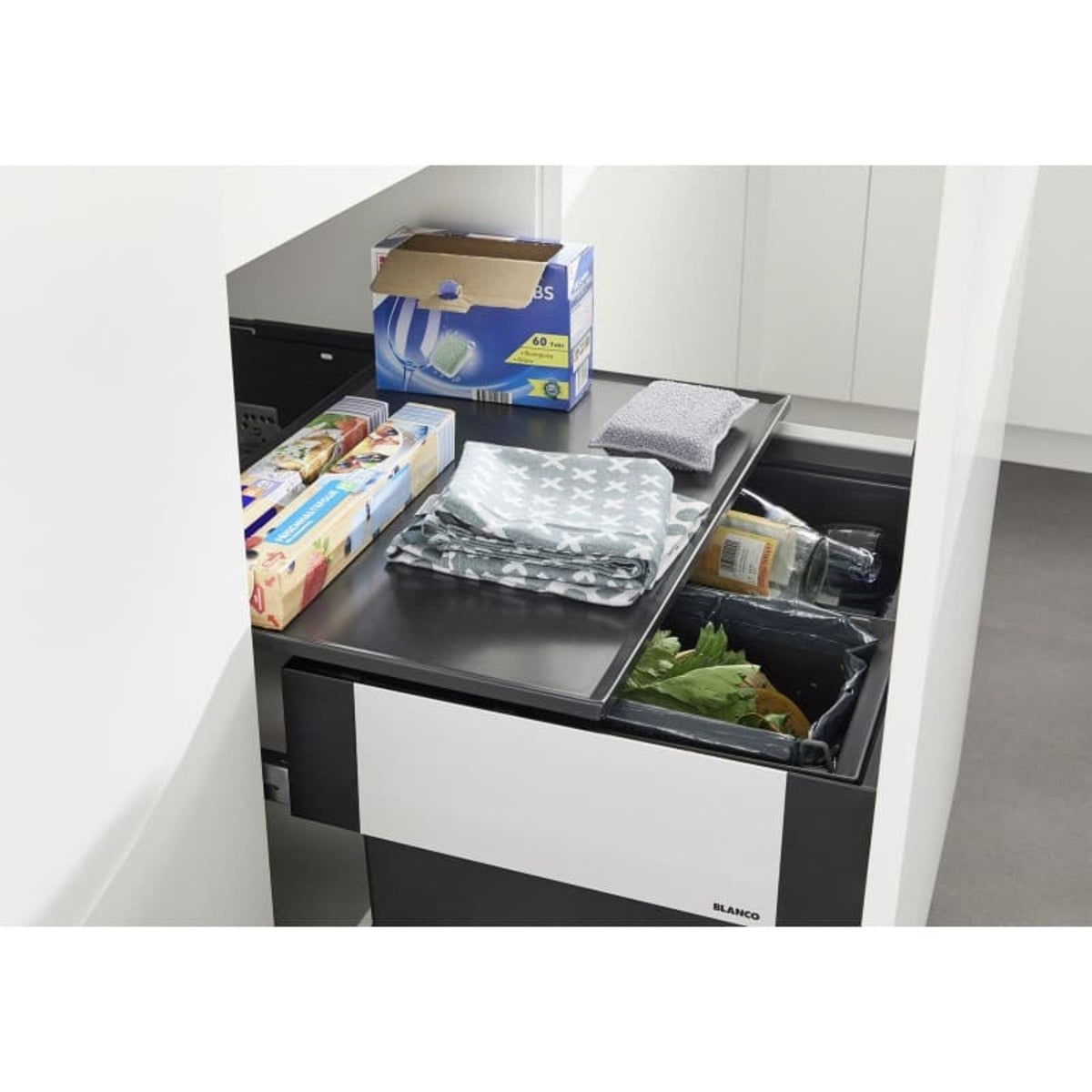Sorterji odpadkov 526203 Blanco Select II 60/2, 30l + 19l sorter odpadkov | KOPALNICA-ONLINE.SI