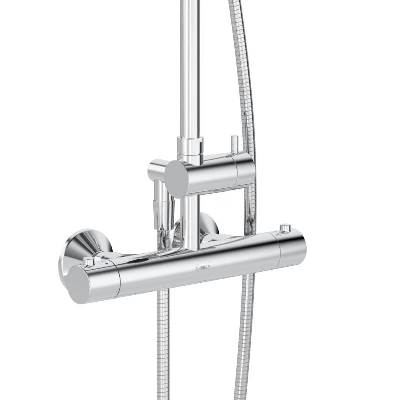 Tuš sistemi 581491130067 Hansa Unita termostatska armatura s tuš setom | KOPALNICA-ONLINE.SI