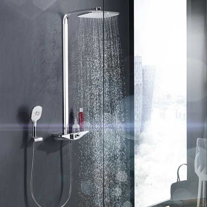 Tuš sistemi 5865017184 Hansa Emotion termostatska armatura s tuš setom | KOPALNICA-ONLINE.SI