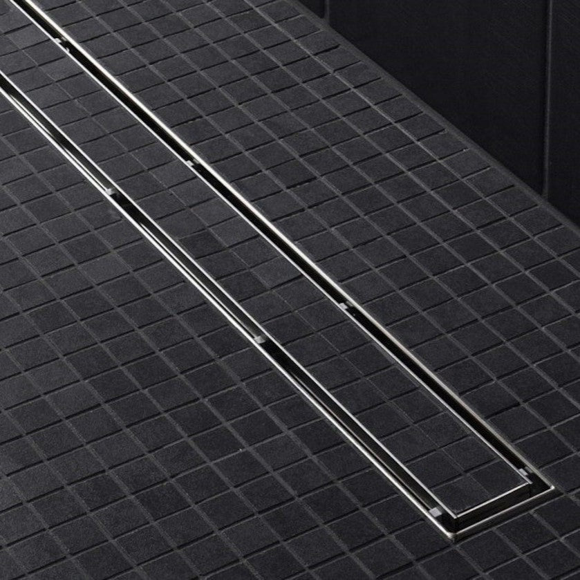 Tuš kanalete 600972 TECE Drainline 90 cm rešetka iz nerjavnega jekla za vložek iz keramične ploščice | KOPALNICA-ONLINE.SI