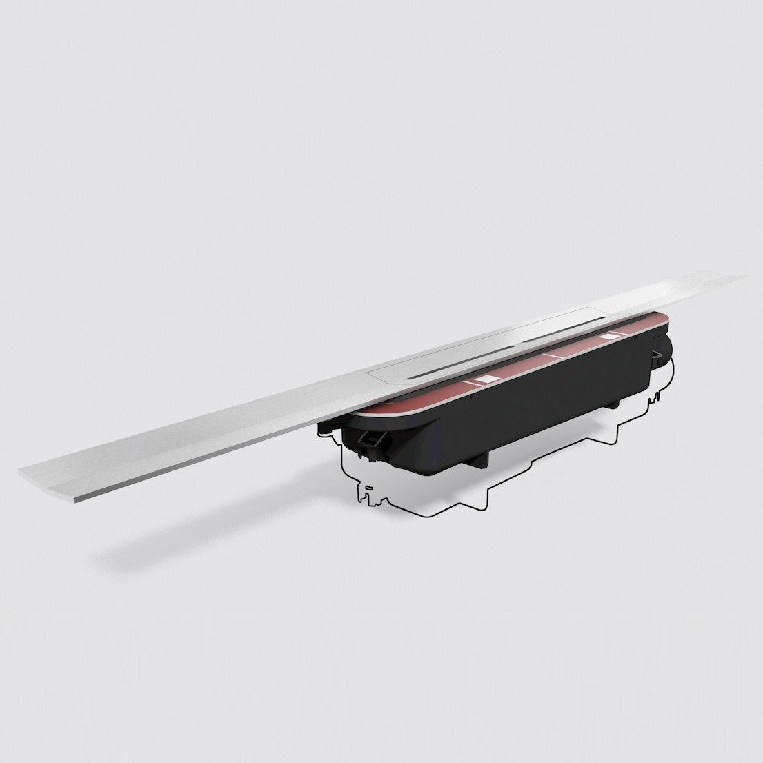 Tuš kanalete 670900 TECE Drainprofile 90 cm tuš kanaleta iz nerjavnega jekla | KOPALNICA-ONLINE.SI