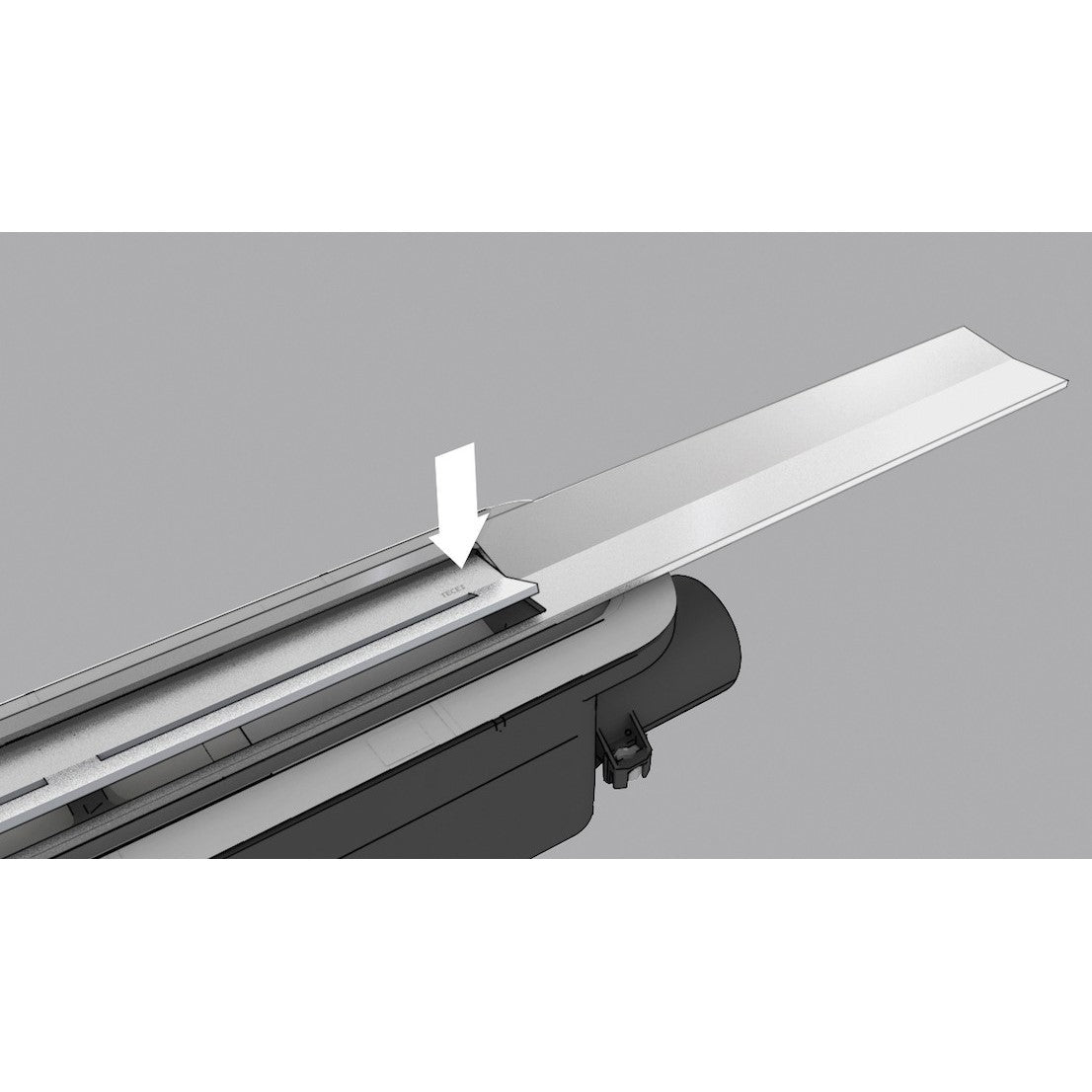 Tuš kanalete 670900 TECE Drainprofile 90 cm tuš kanaleta iz nerjavnega jekla | KOPALNICA-ONLINE.SI