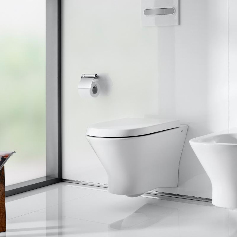 WC školjke 7.3466.4.L00.0 Roca Nexo viseča brezrobna WC školjka | KOPALNICA-ONLINE.SI