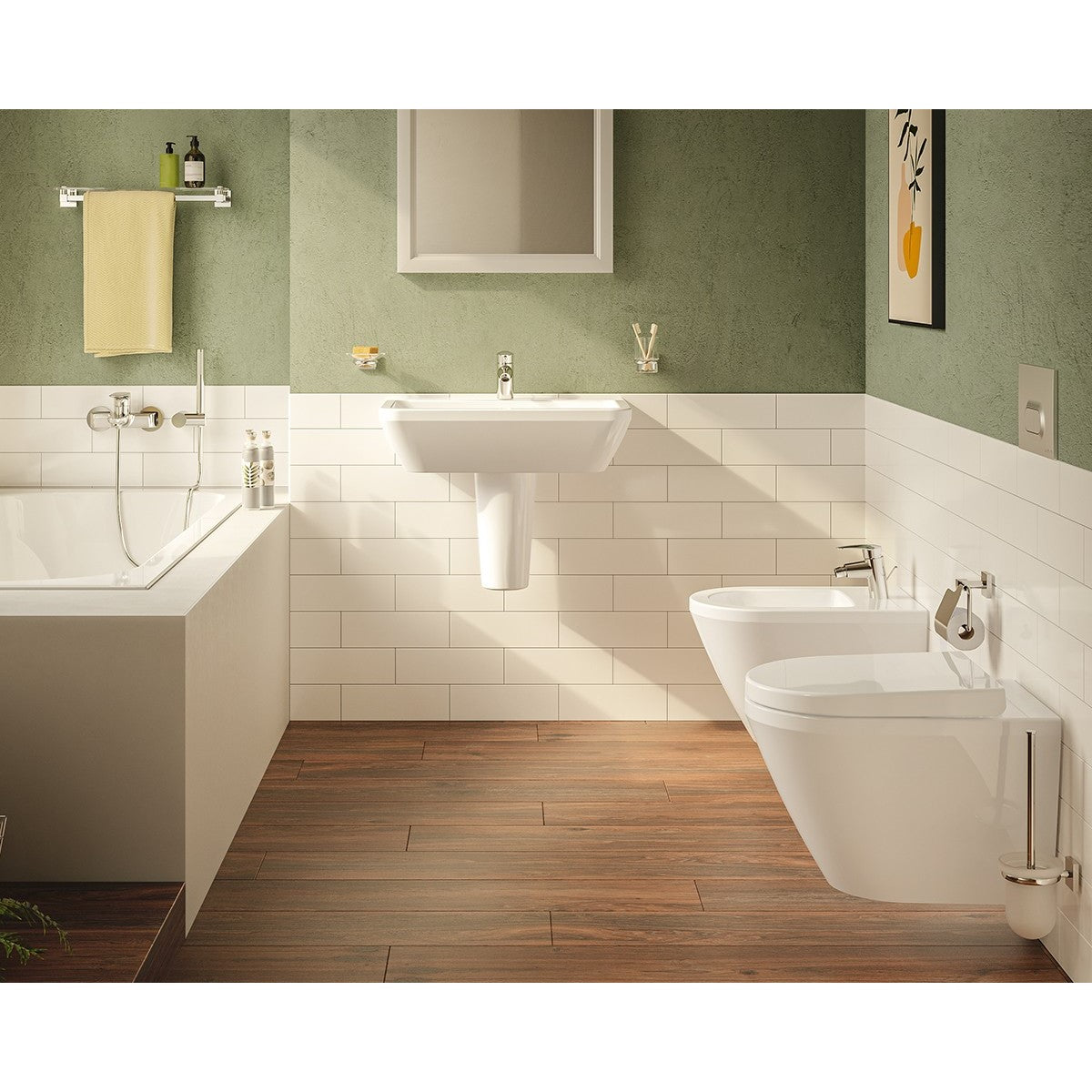 Bideji 7042-003-0288 Vitra Integra viseči bide okrogli | KOPALNICA-ONLINE.SI