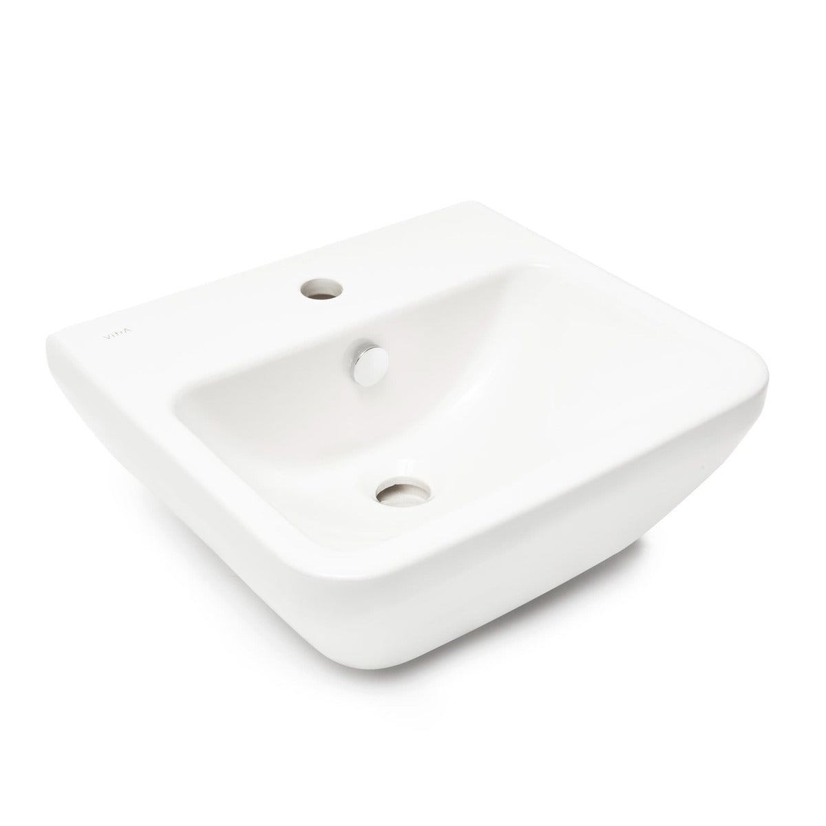 Umivalniki 7047-003-0001 Vitra Integra 45 x 40 cm keramični umivalnik z odprtino za armaturo | KOPALNICA-ONLINE.SI