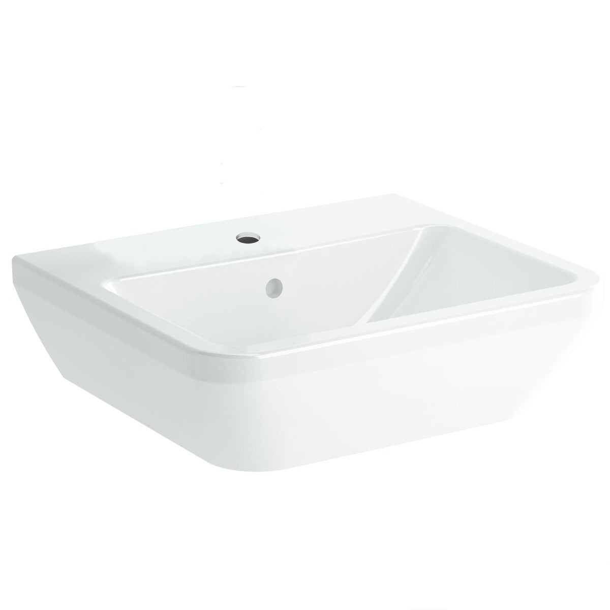 Umivalniki 7048-003-0001 Vitra Integra 50 x 43 cm keramični umivalnik z odprtino za armaturo | KOPALNICA-ONLINE.SI