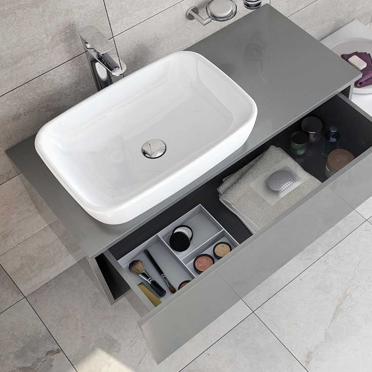 Umivalniki 7075-003-0016 Vitra Shift 55 x 38 cm nadpultni keramični umivalnik | KOPALNICA-ONLINE.SI
