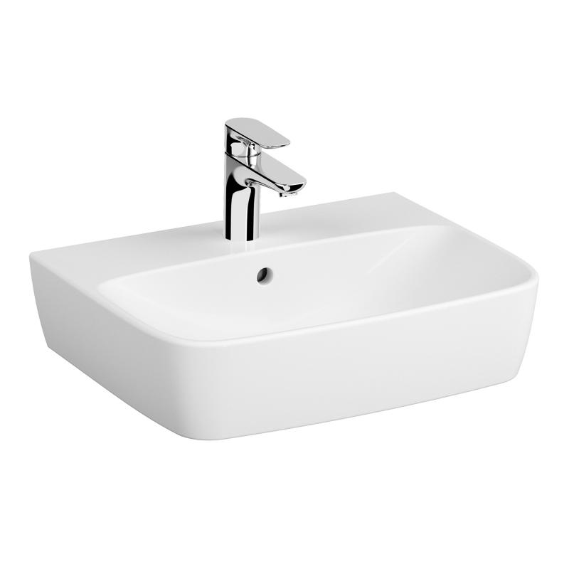 Umivalniki 7076-003-0973 Vitra Shift 55 x 43 cm nadpultni keramični umivalnik z odprtino za armaturo | KOPALNICA-ONLINE.SI