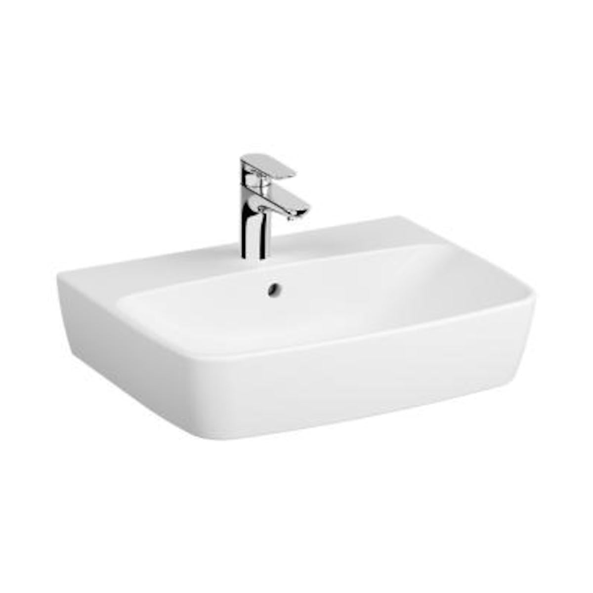 Umivalniki 7077-003-0973 Vitra Shift 60 x 46 cm nadpultni keramični umivalnik z odprtino za armaturo | KOPALNICA-ONLINE.SI