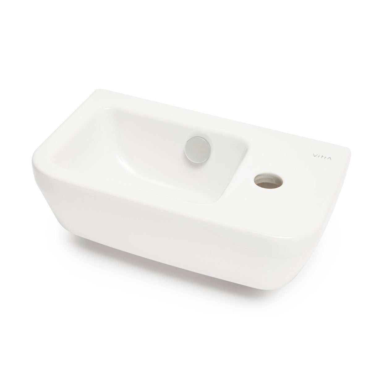Umivalniki 7091-003-0029 Vitra Integra 37 x 22 cm desna izvedba keramični umivalnik z odprtino za armaturo | KOPALNICA-ONLINE.SI