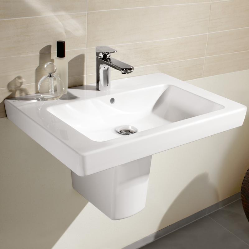 Umivalniki 71136001 Villeroy & Boch Subway 2.0 60 x 47 cm keramični umivalnik z odprtino za armaturo | KOPALNICA-ONLINE.SI