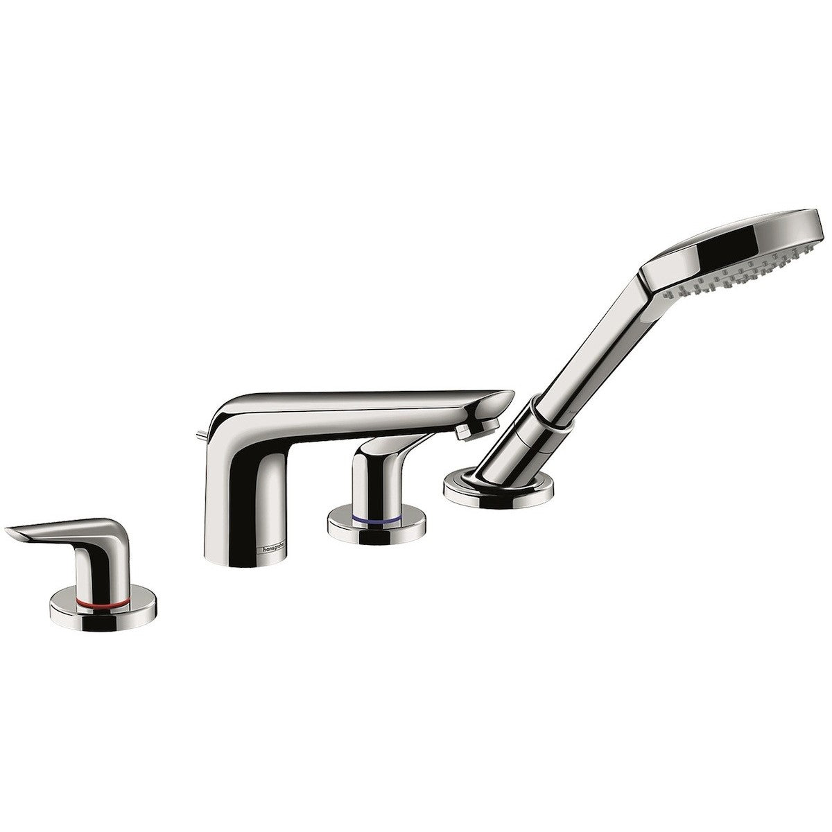 Armature 71333000 Hansgrohe Novus armatura za kad s tuš ročko za namestitev na rob kadi | KOPALNICA-ONLINE.SI