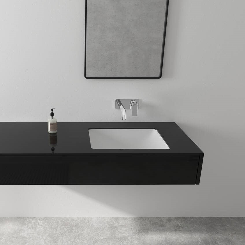 Armature 71578670 Hansgrohe Vernis Shape podometna armatura za umivalnik črna | KOPALNICA-ONLINE.SI