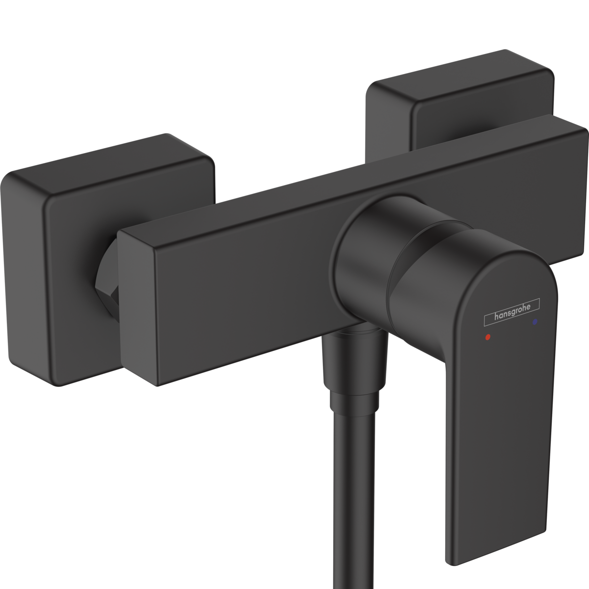 Armature 71650670 Hansgrohe Vernis Shape stenska armatura za tuš črna | KOPALNICA-ONLINE.SI
