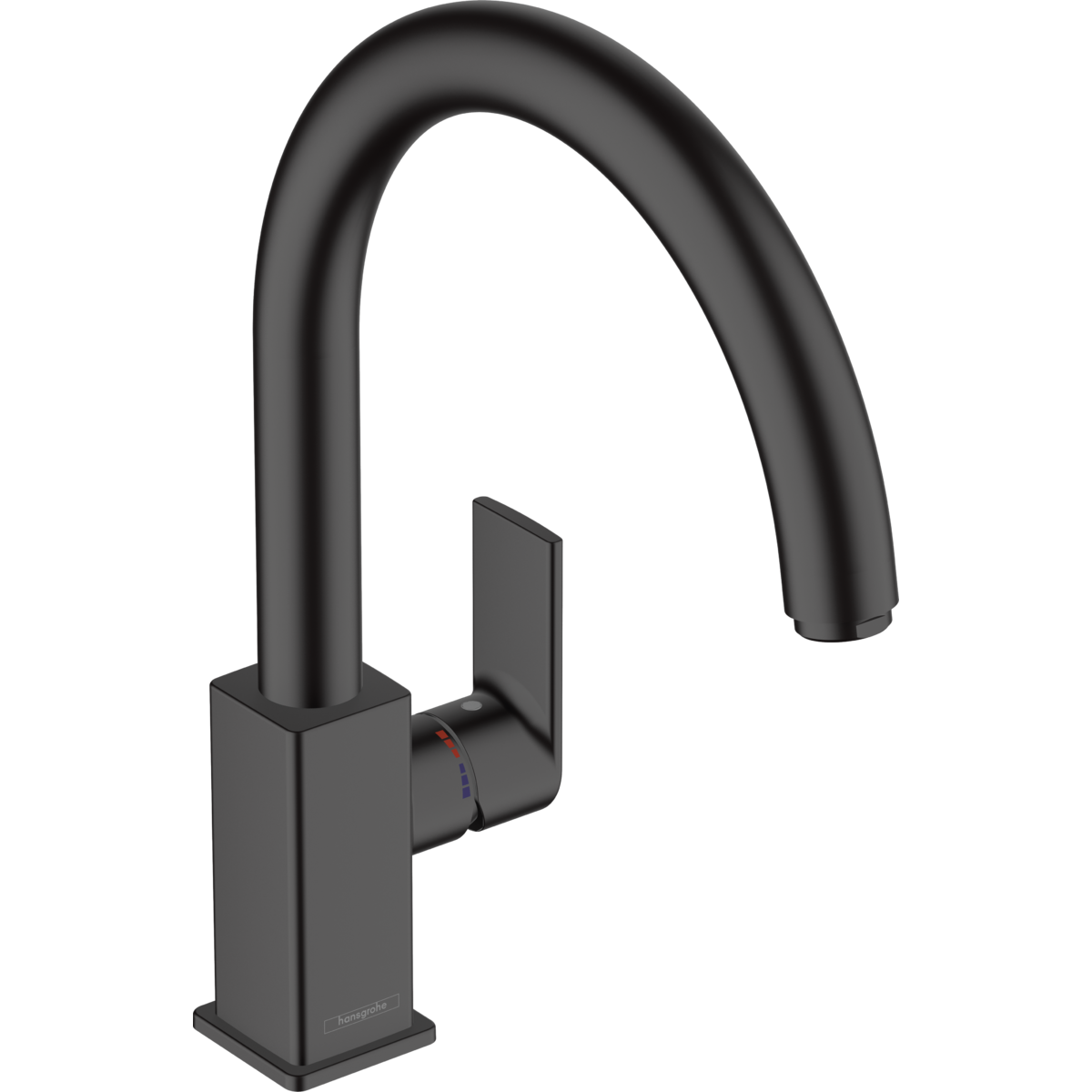 Kuhinjska armatura 71871670 Vernis Shape M35 vrtljiva kuhinjska armatura črna | KOPALNICA-ONLINE.SI