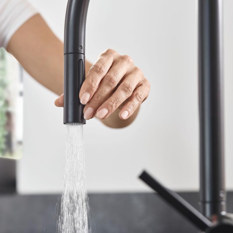 Kuhinjska armatura 72800670 Hansgrohe Talis M54 2jet vrtljiva izvlečna kuhinjska armatura | KOPALNICA-ONLINE.SI