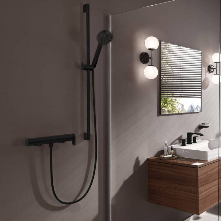 Armature 75620670 Hansgrohe Vivenis stenska armatura za tuš črna | KOPALNICA-ONLINE.SI