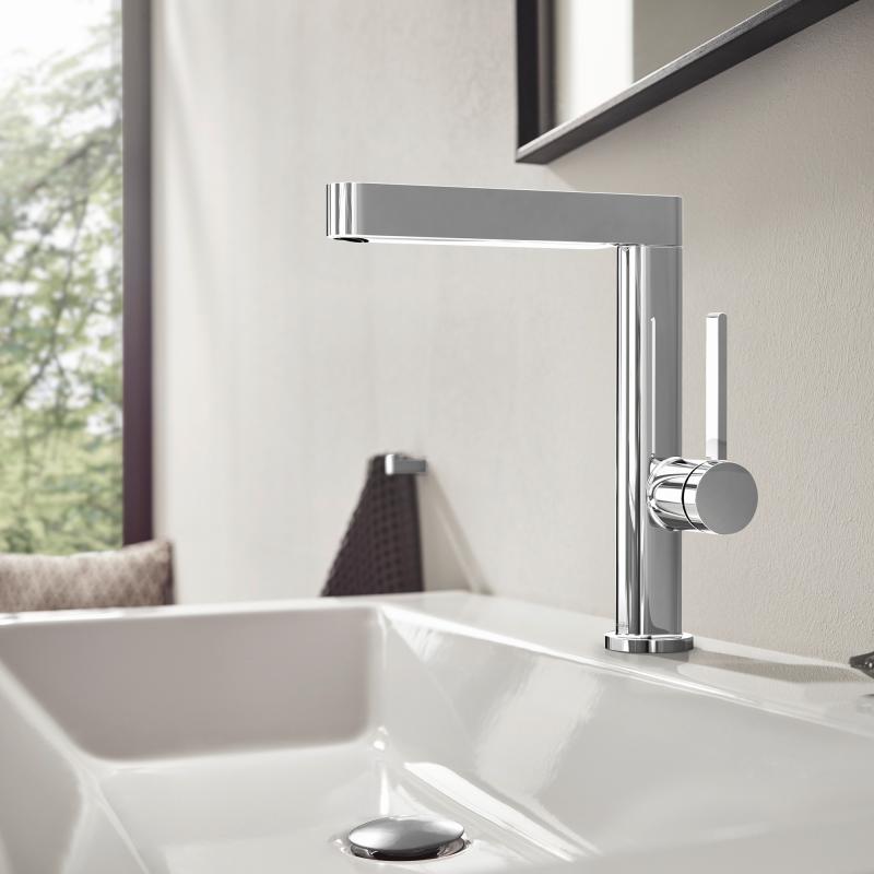Armature 76060000 Hansgrohe Finoris Click-Clack visoka vrtljiva armatura za umivalnik | KOPALNICA-ONLINE.SI