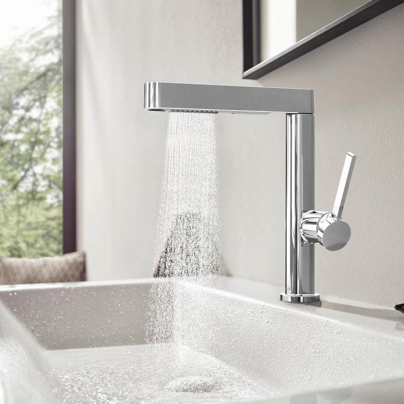 Armature 76063000 Hansgrohe Finoris Click-Clack visoka izvlečna armatura za umivalnik | KOPALNICA-ONLINE.SI