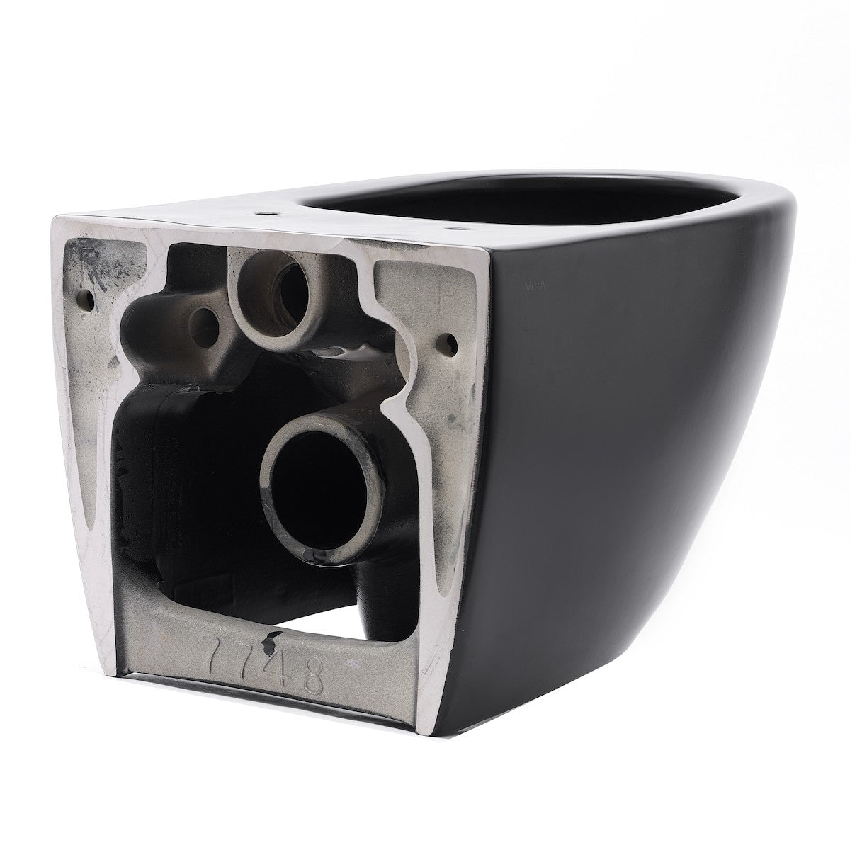 WC školjke 7748B083-0075 Vitra Sento viseča brezrobna WC školjka črna z mat zaključkom | KOPALNICA-ONLINE.SI