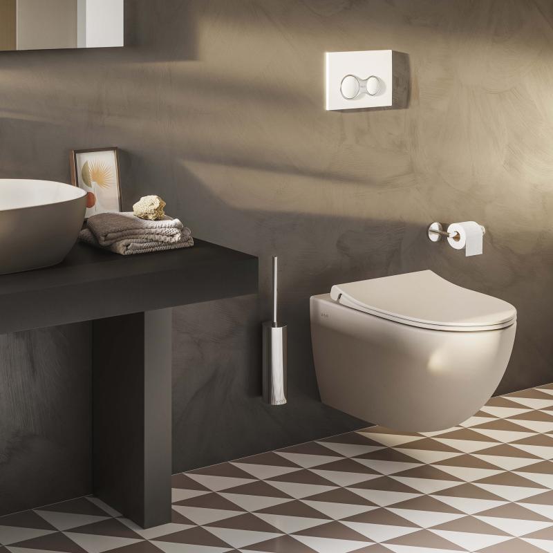 WC školjke 7848-020-6147 Vitra Sento SmoothFlush viseča brezrobna WC školjka siva z WC desko s počasnim zapiranjem | KOPALNICA-ONLINE.SI