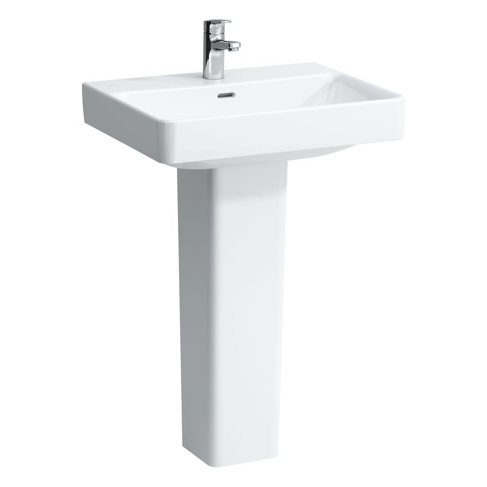 H8109630001041 Laufen Pro S 60 x 46,5 cm pravokotni stenski keramični umivalnik z odprtino za armaturo