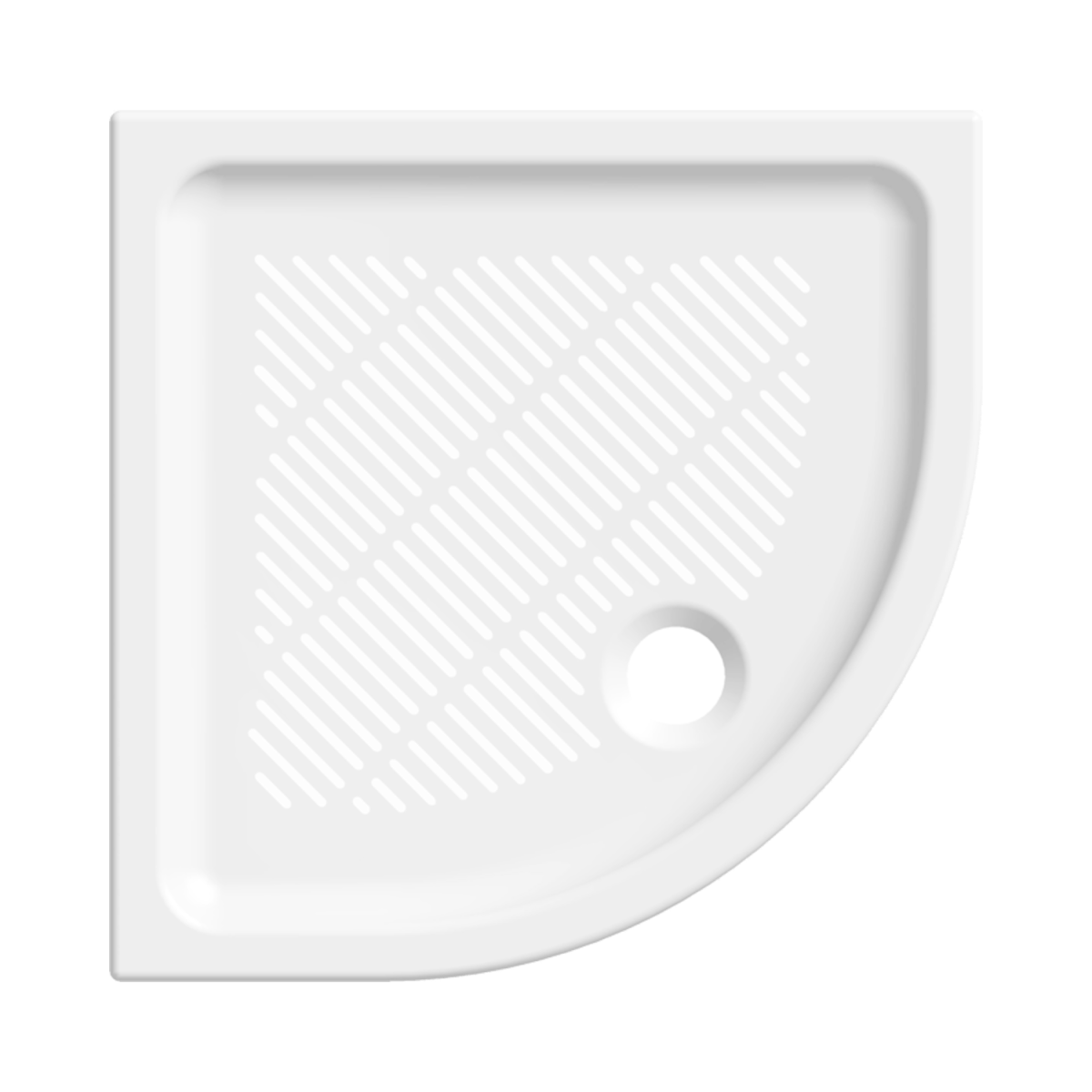 Tuš kadi 8.5372.3.000.000.3 JIKA 90 x 90 cm polkrožna keramična tuš kad | KOPALNICA-ONLINE.SI