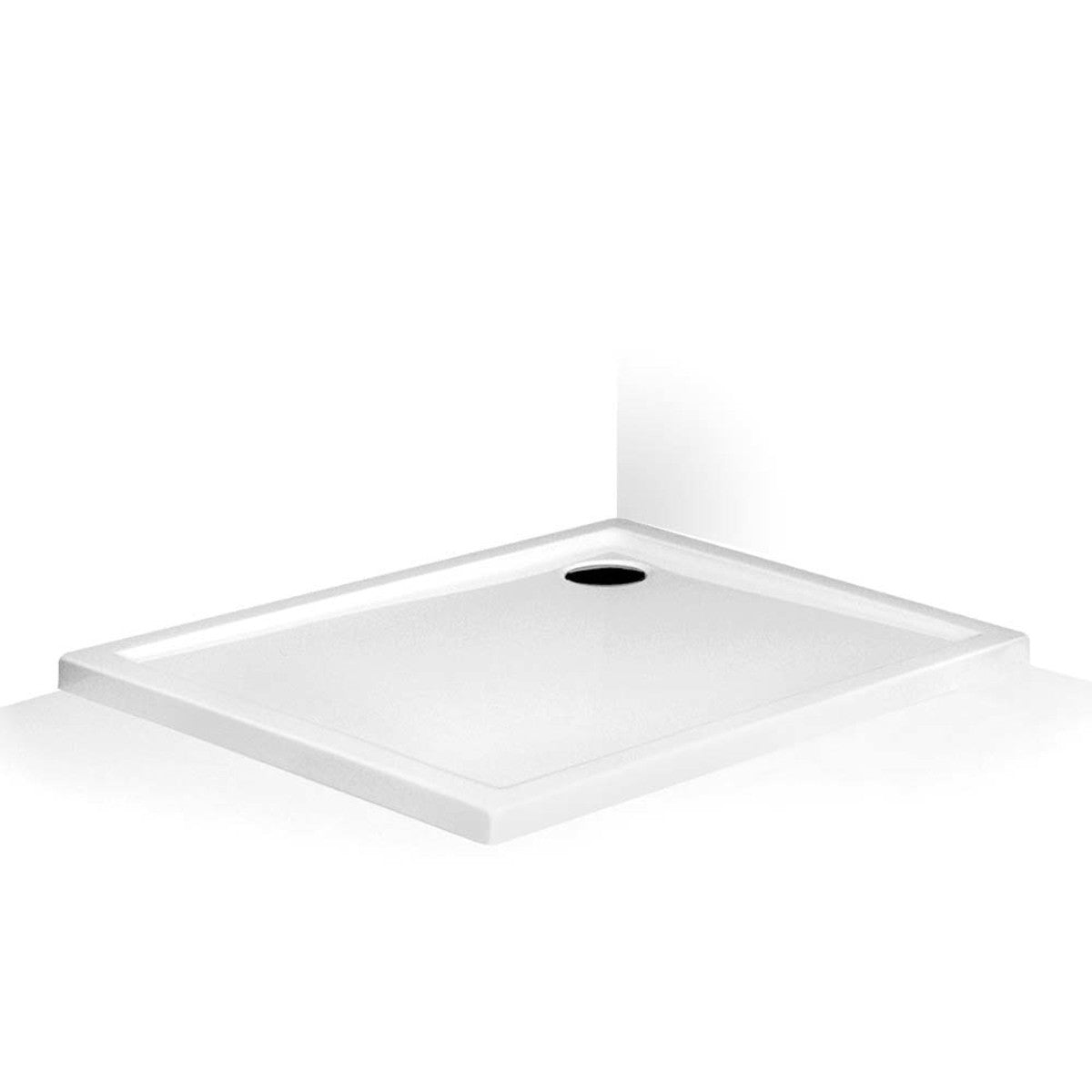 Tuš kadi 8000161 Roth Flat Kvadro 90 x 80 cm pravokotna tuš kad iz sanitarnega akrila | KOPALNICA-ONLINE.SI