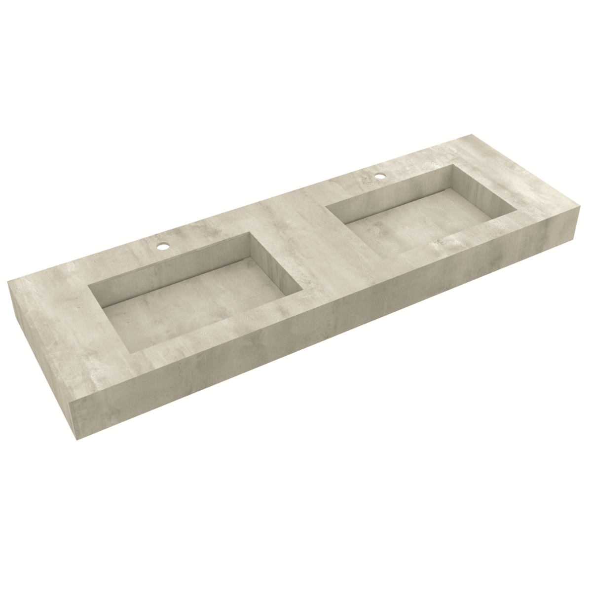 Umivalniki 87245.150 Salgar Compact 150 x 51 cm dvojni kamniti stenski umivalnik | KOPALNICA-ONLINE.SI