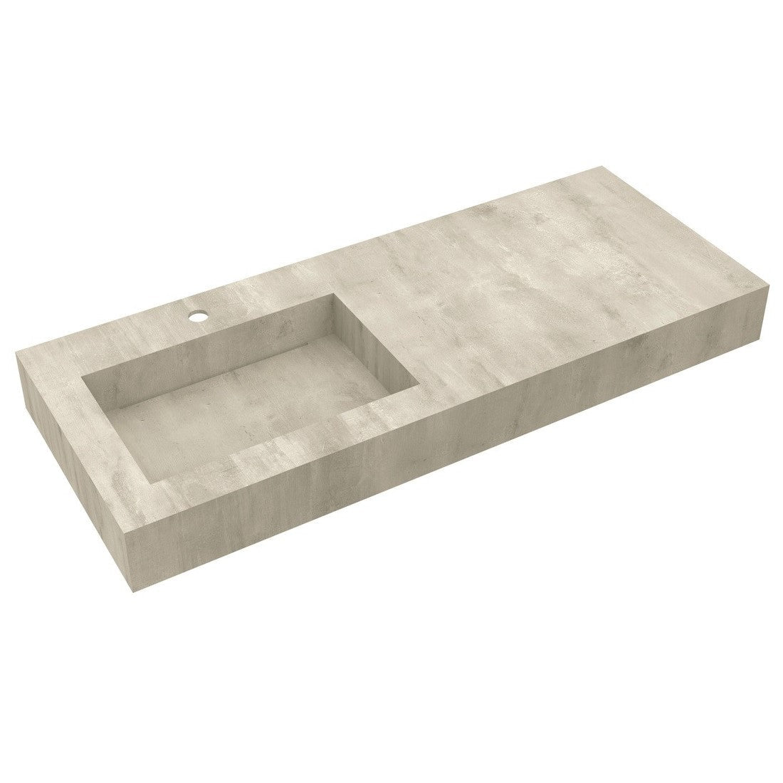 Umivalniki 87246 Salgar Compact 120 x 51 cm kamniti stenski umivalnik leva izvedba | KOPALNICA-ONLINE.SI