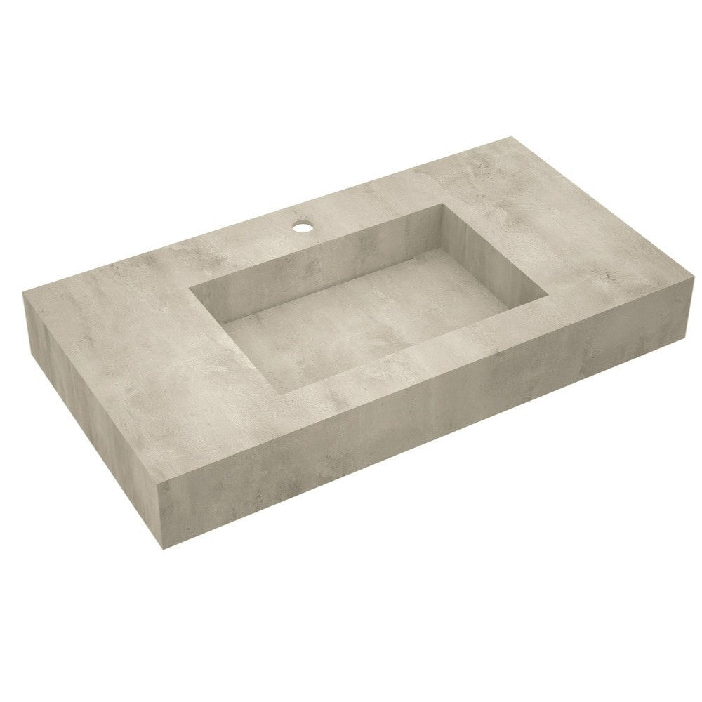 Umivalniki 87248 Salgar Compact 90 x 51 cm kamniti stenski umivalnik | KOPALNICA-ONLINE.SI