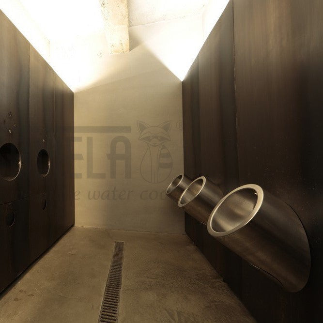 Pisoarji 91093 Sanela SLPN 09C pisoar iz nerjavnega jekla Anti Vandalism s senzorjem splakovanja | KOPALNICA-ONLINE.SI