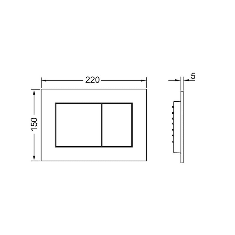 Aktivirne tipke 9240401 TECE Now aktivirna tipka | KOPALNICA-ONLINE.SI