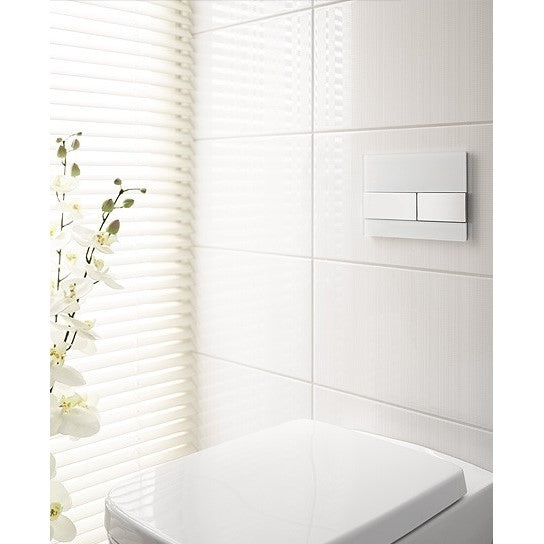 Aktivirne tipke 9240800 TECE Square aktivirna tipka belo steklo | KOPALNICA-ONLINE.SI