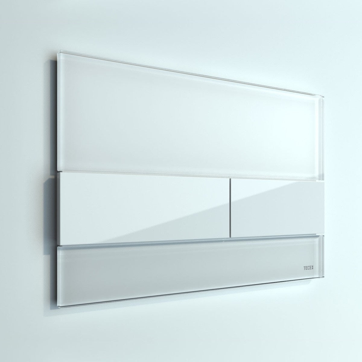 Aktivirne tipke 9240800 TECE Square aktivirna tipka belo steklo | KOPALNICA-ONLINE.SI