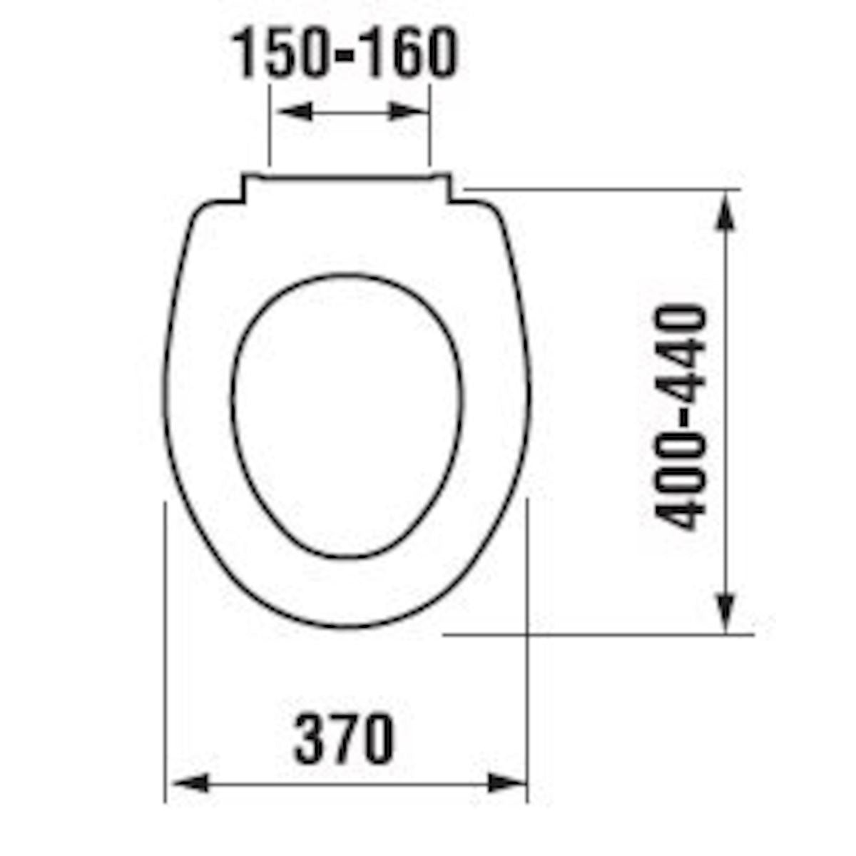 H8932710000001 Jika Zeta WC deska
