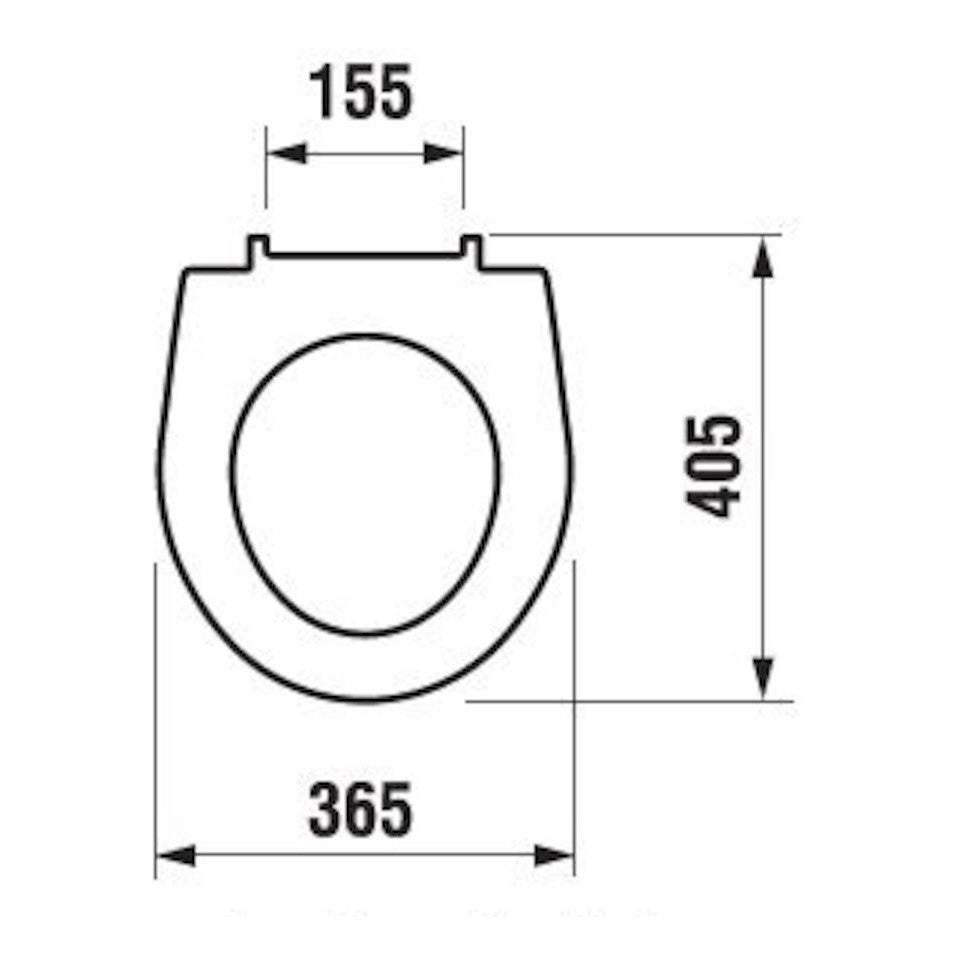 H8933813000001 Jika Lyra Plus WC deska – Soft Close, Quick Release