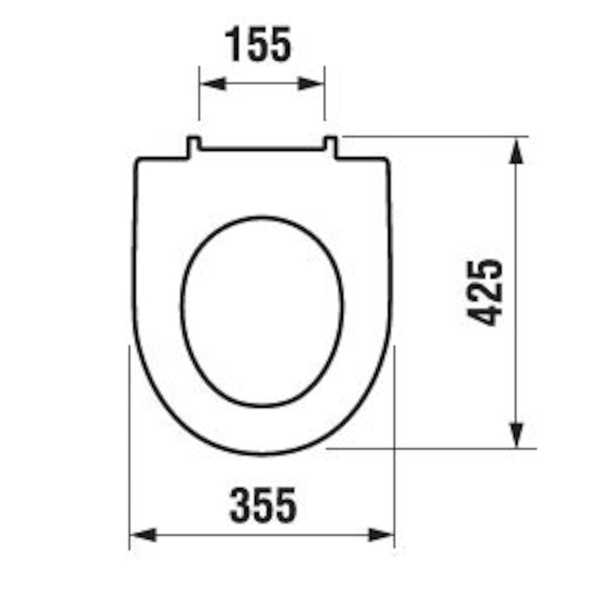 H8933870000001 Jika Lyra Plus WC deska