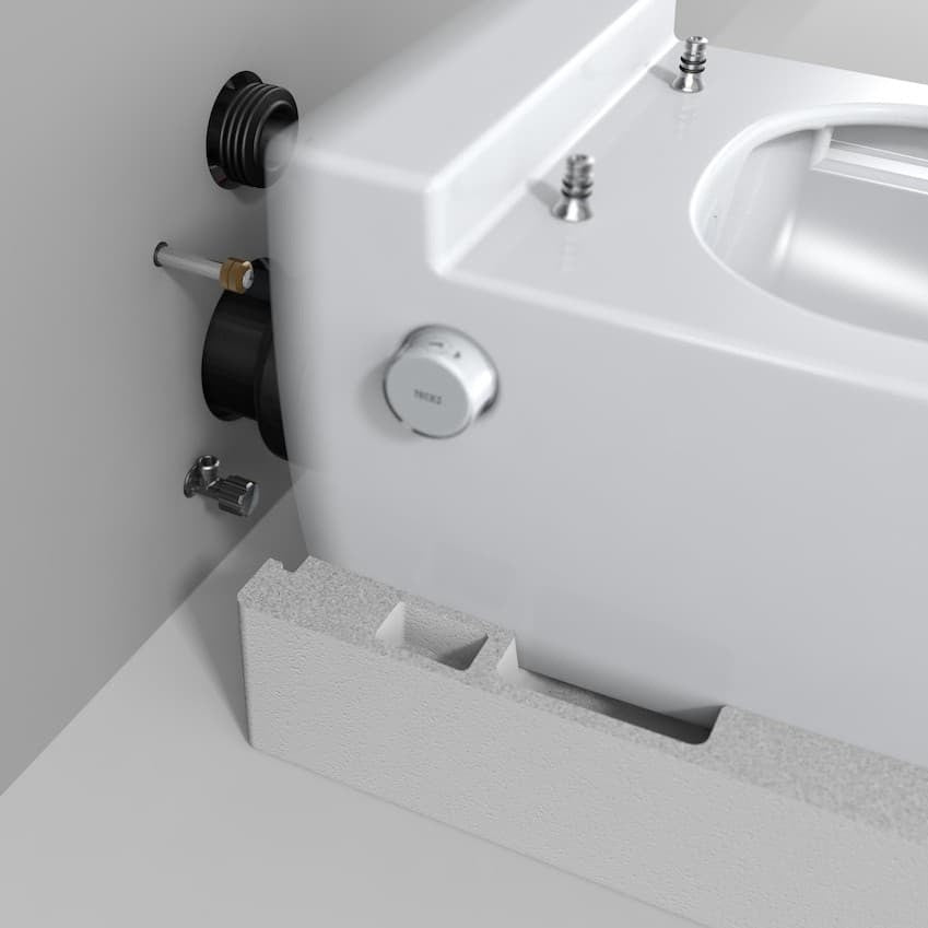 WC školjke 9700200 in 9700600 TECE One higijenska brezrobna WC školjka z WC desko s počasnim zapiranjem | KOPALNICA-ONLINE.SI