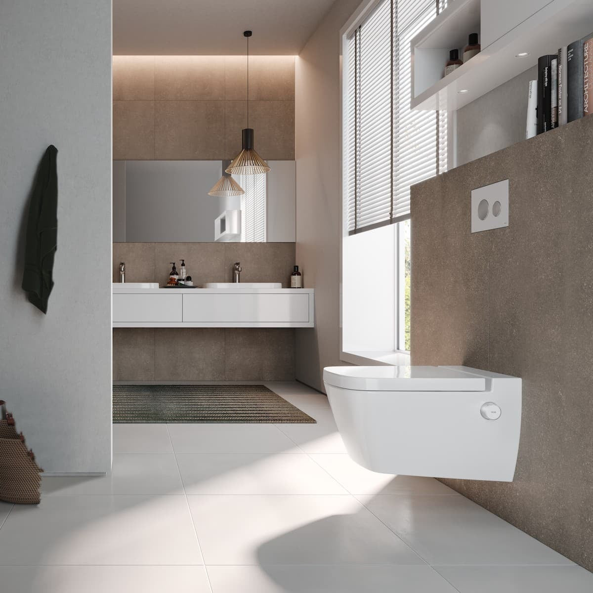 WC školjke 9700200 in 9700600 TECE One higijenska brezrobna WC školjka z WC desko s počasnim zapiranjem | KOPALNICA-ONLINE.SI